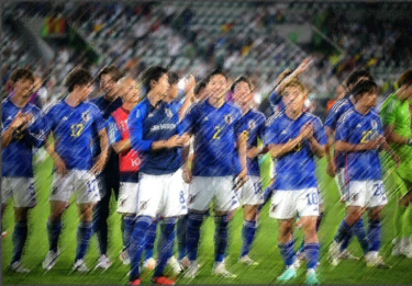 ６-0 日本vsエルサルバドル戦　サッカー日本代表戦。